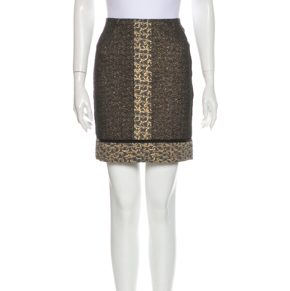 NWT Lanvin Les 10 Ans Runway Mini Metallic Skirt ♥